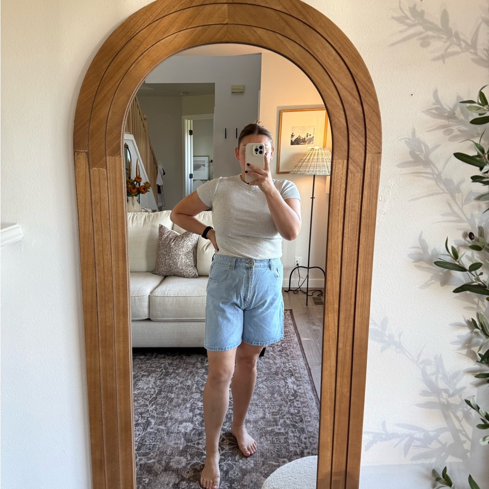 Abercrombie & Fitch Light Blue Jean Shorts